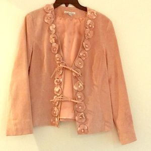 Lillie Rubin pink suede jacket